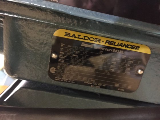 ディルビット供給ポンプおよびモーター HP 125