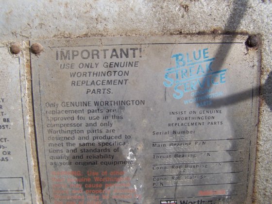 沃辛顿，压缩机框架