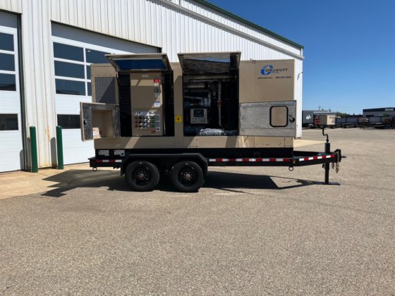 斯堪尼亚拖车 368 千瓦，480 伏，带斯坦福交流发电机的柴油发电机