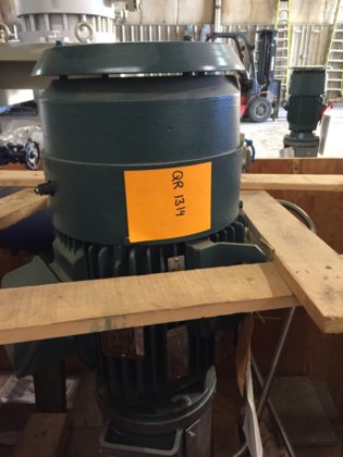 クライド・ユニオン製ポンプとバルドール製20馬力モーター