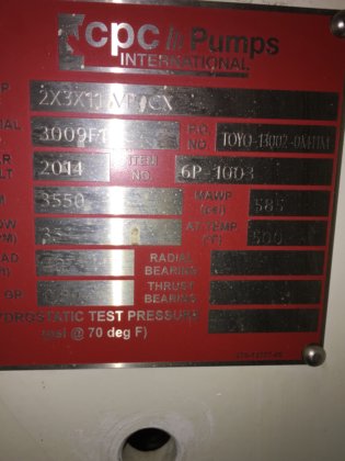 PCCポンプとバルドール30馬力モーター