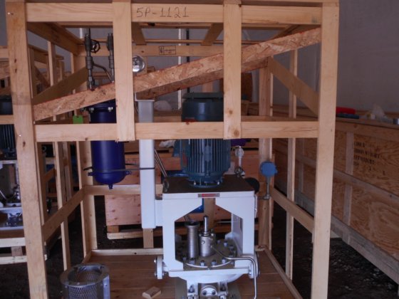 PCCポンプとバルドール20馬力モーター