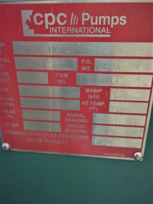 2台のPCCポンプとバルドール30馬力モーター