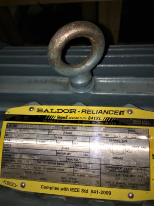 2台のPCCポンプとバルドール30馬力モーター