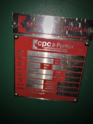 2台のPCCポンプとバルドール30馬力モーター