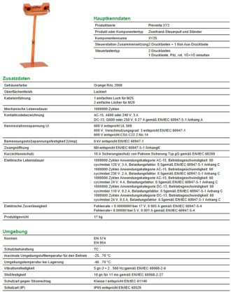 Commande bimanuelle SIEMENS