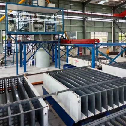 セラミック中空壁パネルの生産ライン