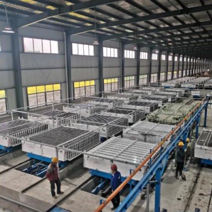 全自動セラミック粒子壁パネル装置