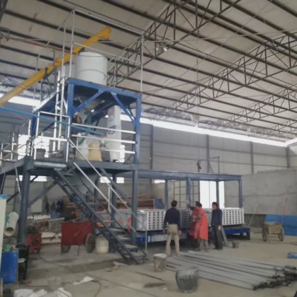 石膏壁パネル生産ライン