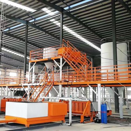 自動石膏壁パネル生産ライン