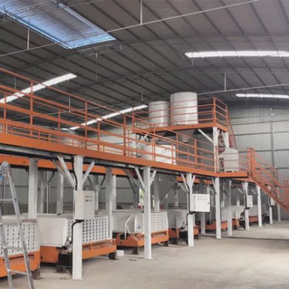 石膏中空壁パネル生産ライン