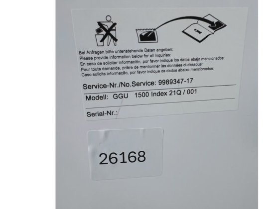 利勃海尔 GGU 1500 冷冻机