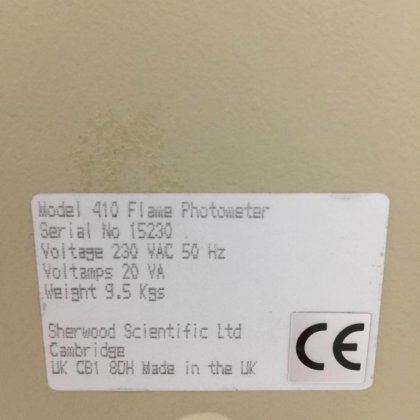 Sherwood Scientific Model 410 Flame Photometer In Chorley United Kingdom