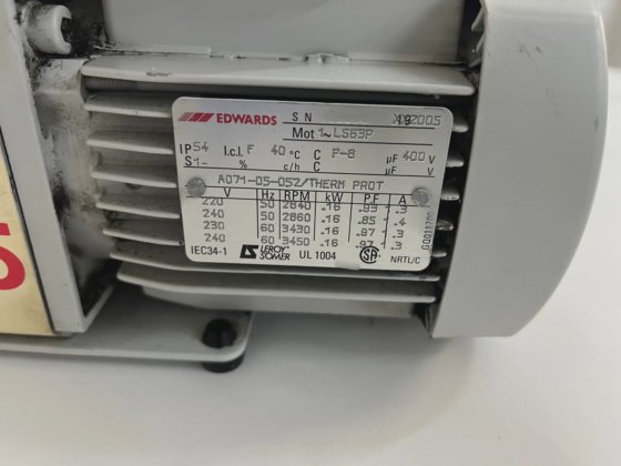 Bomba de vácuo Edwards E2M1.5