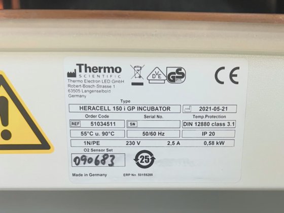 Fisherbrand Isotemp CO2 培养箱和 HeraCell
