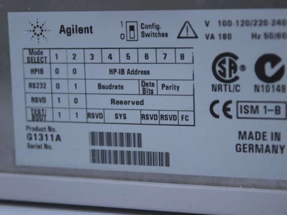 安捷伦 G1311A Quat 泵 1100