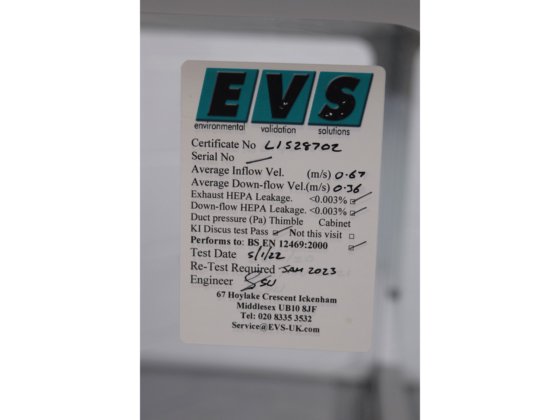 Esco Micro PTE 安全柜