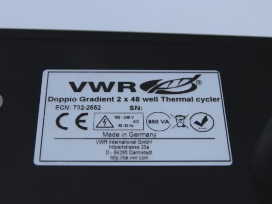 VWR Doppio 梯度热循环仪