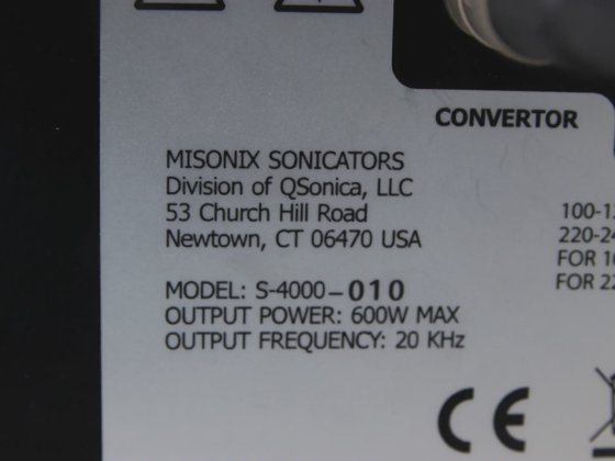 Misonix S-4000 超声波液体处理器