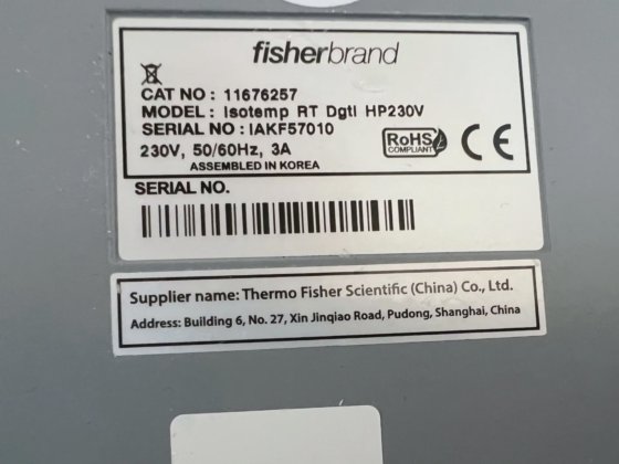 フィッシャーブランド アイソテンプ RT デジタルホットプレートスターラー