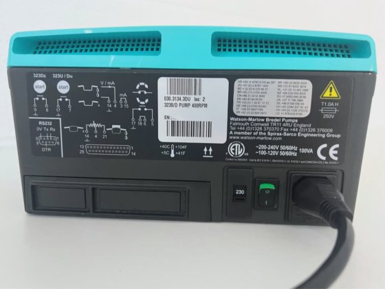 Watson Marlow 323シリーズドライブ（314DWポンプヘッド付き）