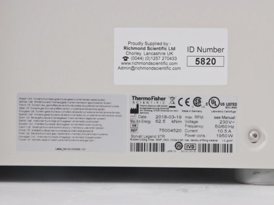 Thermo Sorvall Legend XTR 冷冻离心机