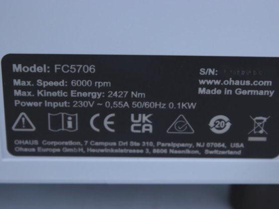 奥豪斯 Frontier FC5706 离心机