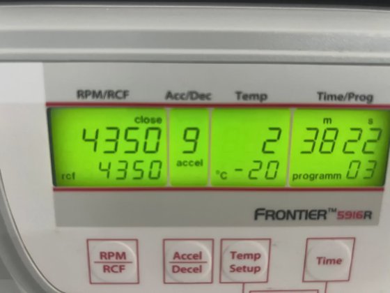 オウス 5916R 冷凍遠心分離機