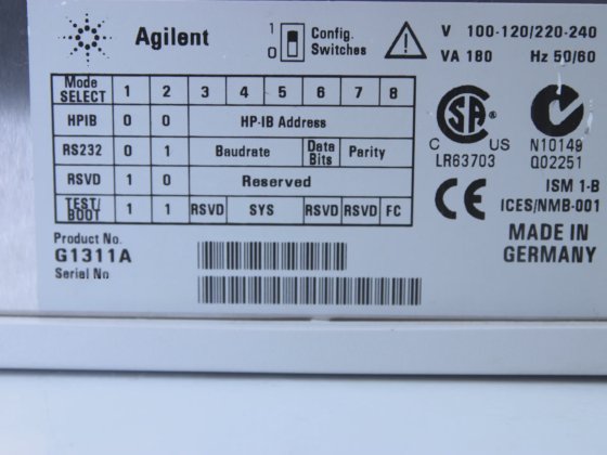 安捷伦 G1311A 季泵 1100 系列