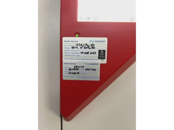 Câmara Climática Binder KMF 720