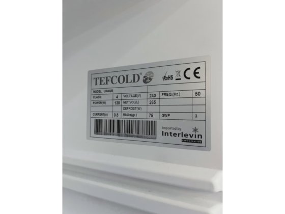 テフコールド UR400B 直立型冷蔵庫