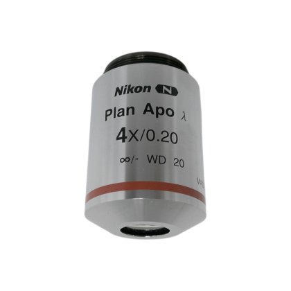 Nikon Plan Apo Lambda 4x/0.2 M25 Thread Size Microscope Objective in ...