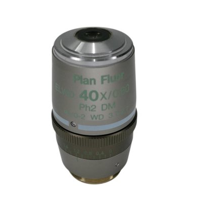 Nikon Plan Fluor ELWD 40x/0.60 Ph2 DM DIC M M25 Thread Size Microscope ...