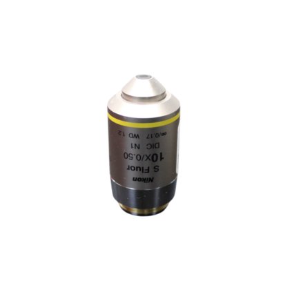 Nikon S Fluor DIC N1 10x/0.5 M25 Thread Size Microscope Objective in ...