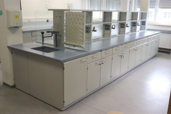 Köttermann ダブルワークステーション、シンク