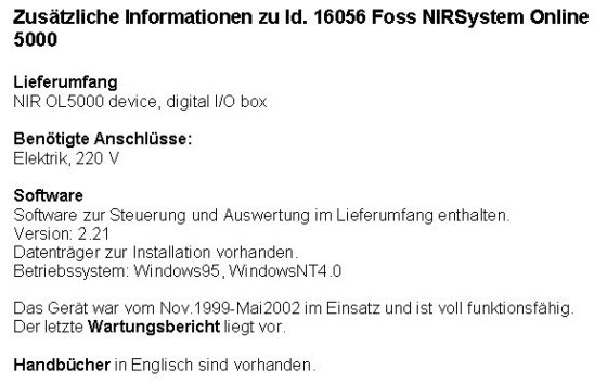 Foss NIR-System