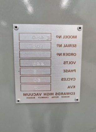 Edwards E480 真空热蒸发涂覆系统