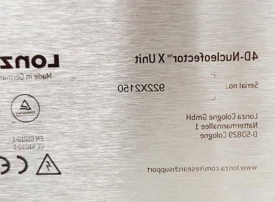 朗扎4D核转染因子电转系统核心