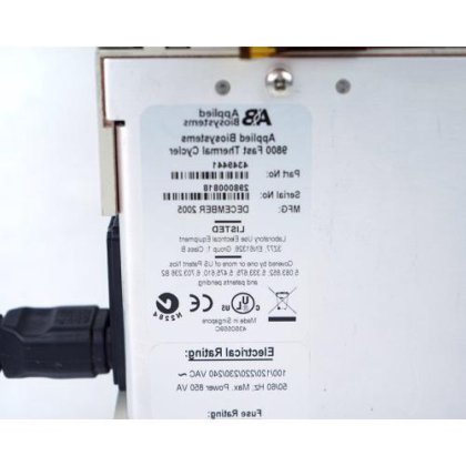 Applied Biosystems. 9800 快速热循环PCR系统。