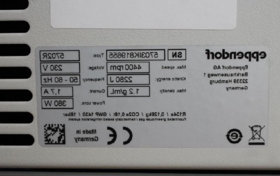 Eppendorf 5702 R 冷冻离心机Eppendorf