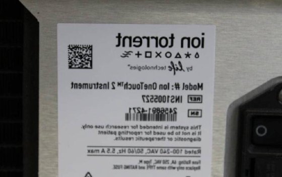 サーモイオンパーソナルゲノムマシンシステムThermo Io