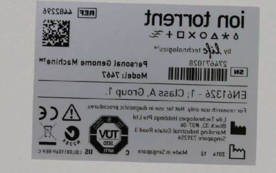 サーモイオンパーソナルゲノムマシンシステムThermo Io
