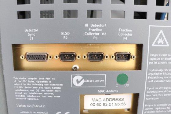 バリアン 920-LC、UV