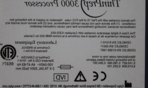 Cytyc ThinPrep 3000 处理器Cytyc ThinPrep