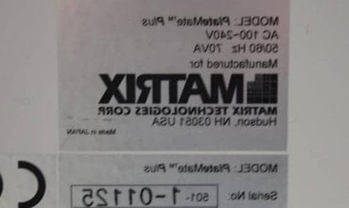 マトリックス プレートメイト プラス 液体転写装置マトリックス