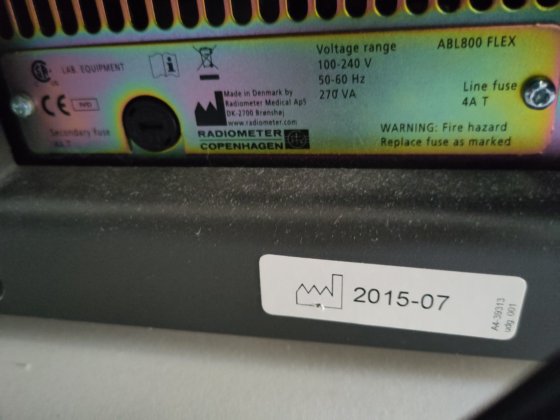 Radiometer ABL800 Flex