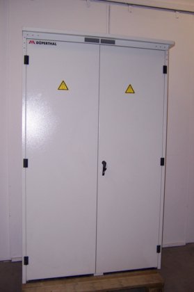 デュッパータール ガスボンベ棚