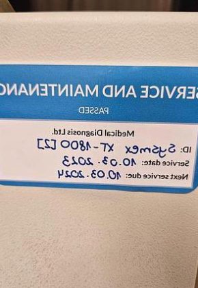 Sysmex XT-1800i 自動血液分析装置Sysmex