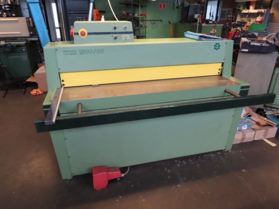 Machine shears Sheet metal processing