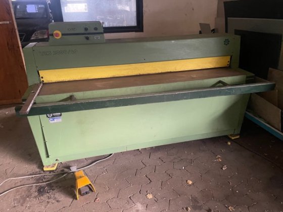 Machine shears Sheet metal processing